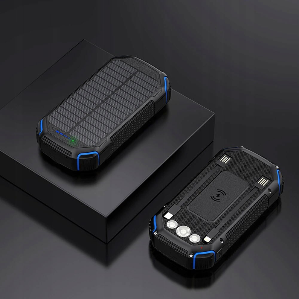 Bot Solárna powerbanka SP3 1 panel 30000mAh modrá