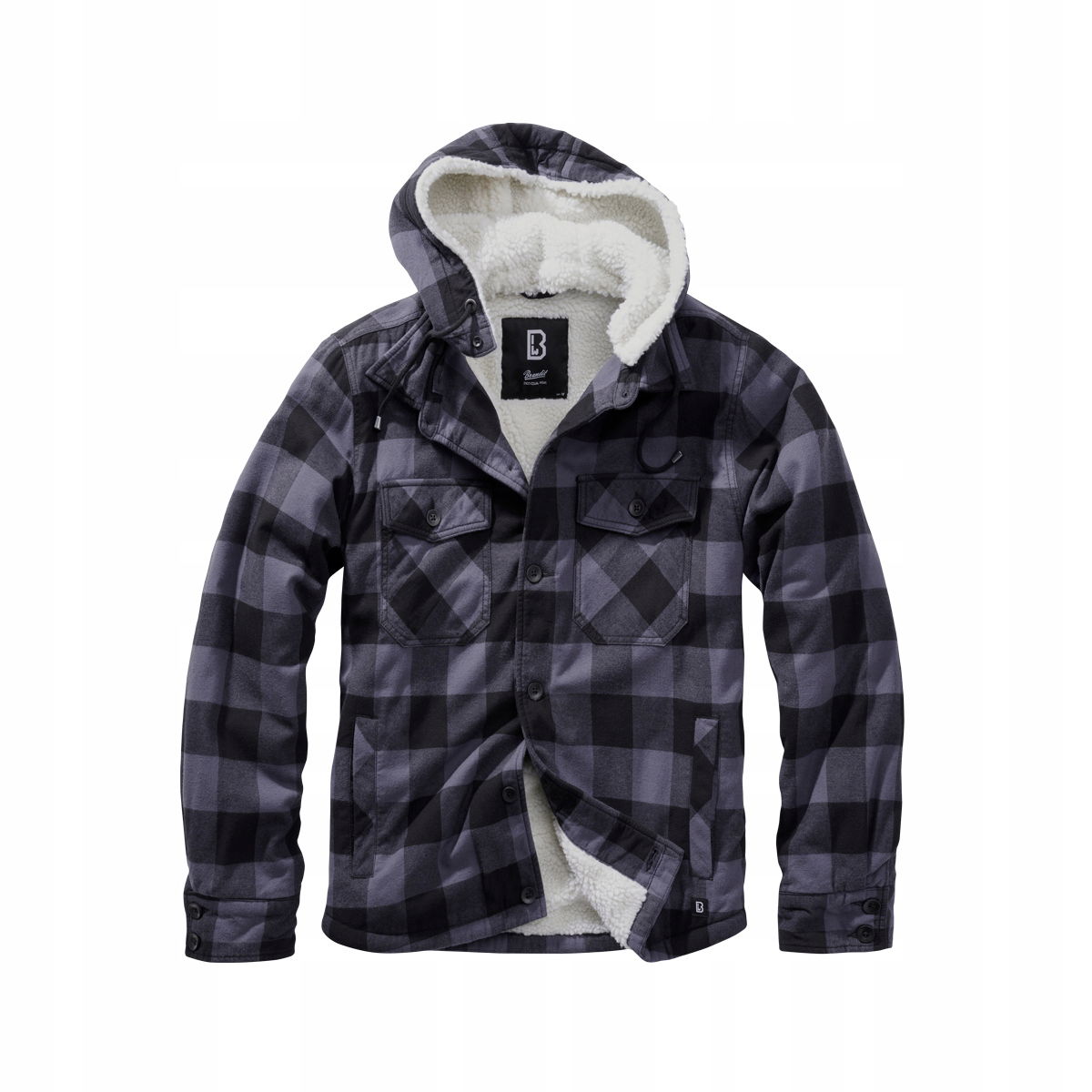 Brandit Bunda Košeľa Kapucňa Lumberjacket L