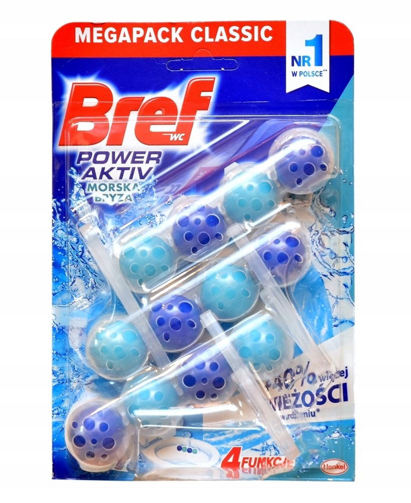Bref Vonný čistiaci prívesok na Wc Ocean 3x50 g