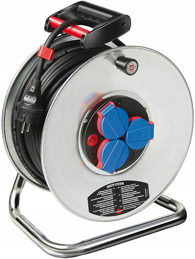Brennenstuhl Káblový bubon Garant S IP44 25m strieborný