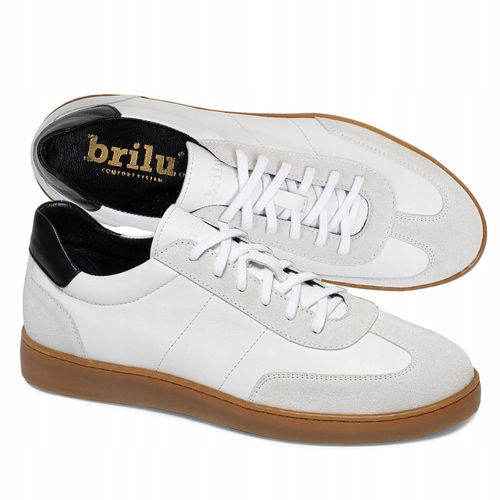Brilu Poľské Pánske Polské Kože Brilu Callen White 40