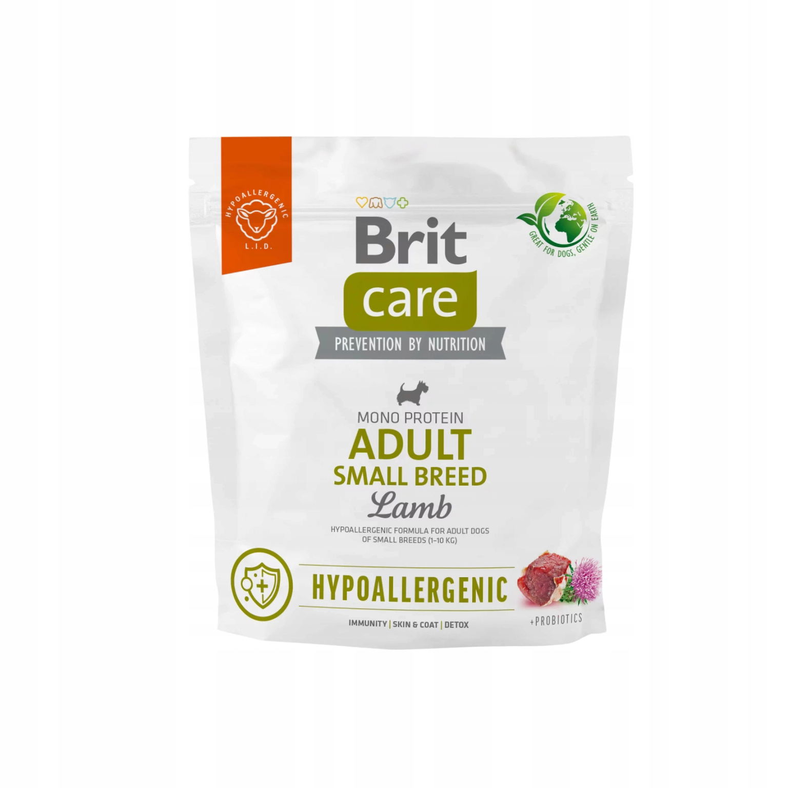 Brit Care Hypoalergénne krmivo pre dospelých psov malých plemien jahňaciny 1 kg