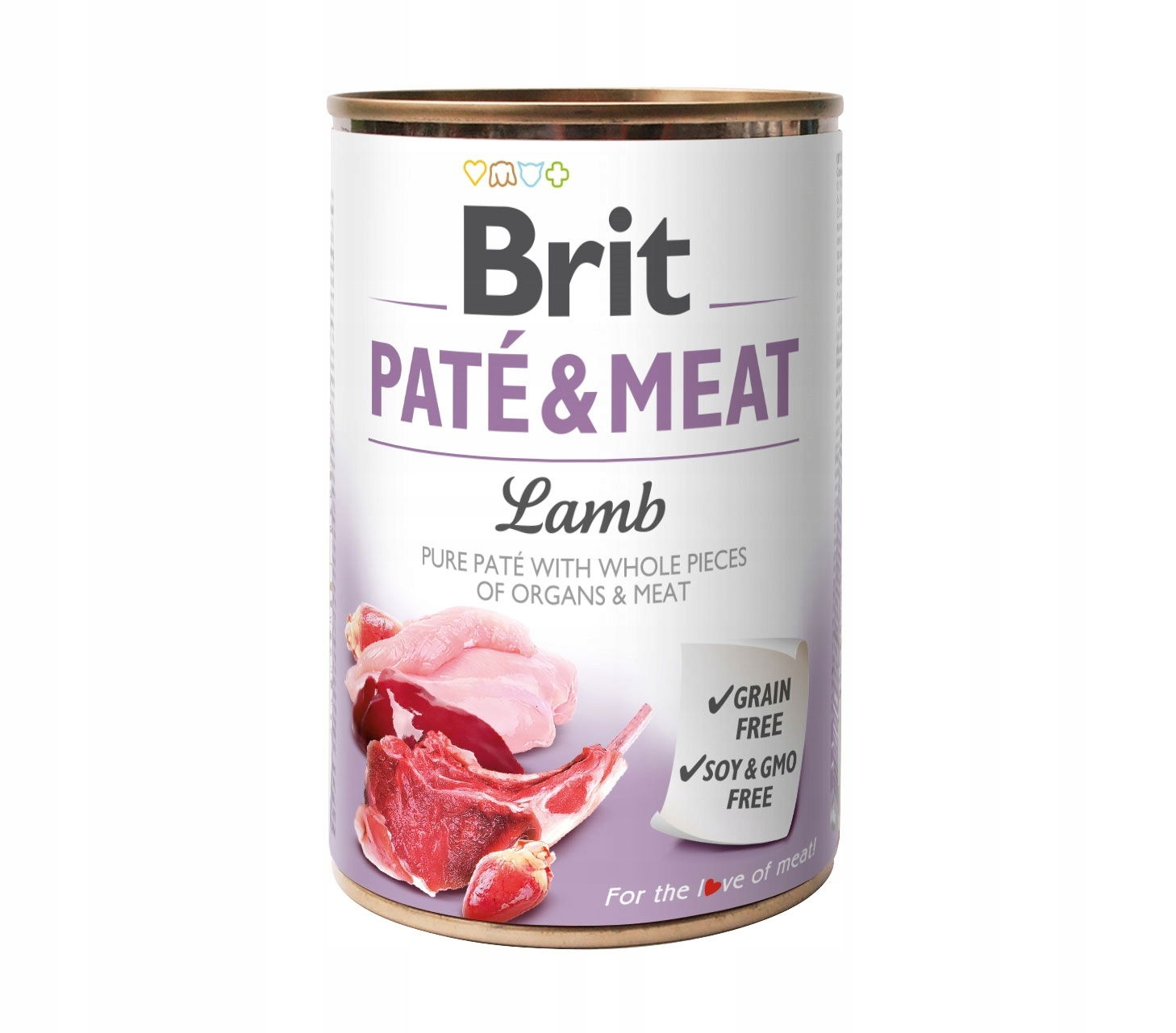 Brit Paté Meat Lamb Vlhké Krmivo pre psa Jahňacie mäso 800 g