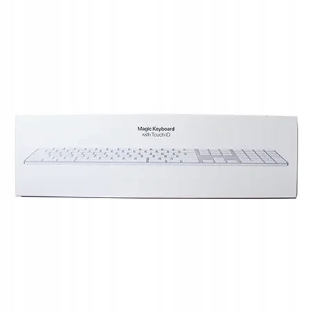 Britská Klávesnica Apple Magic Keyboard With Numeric Keypad Biela