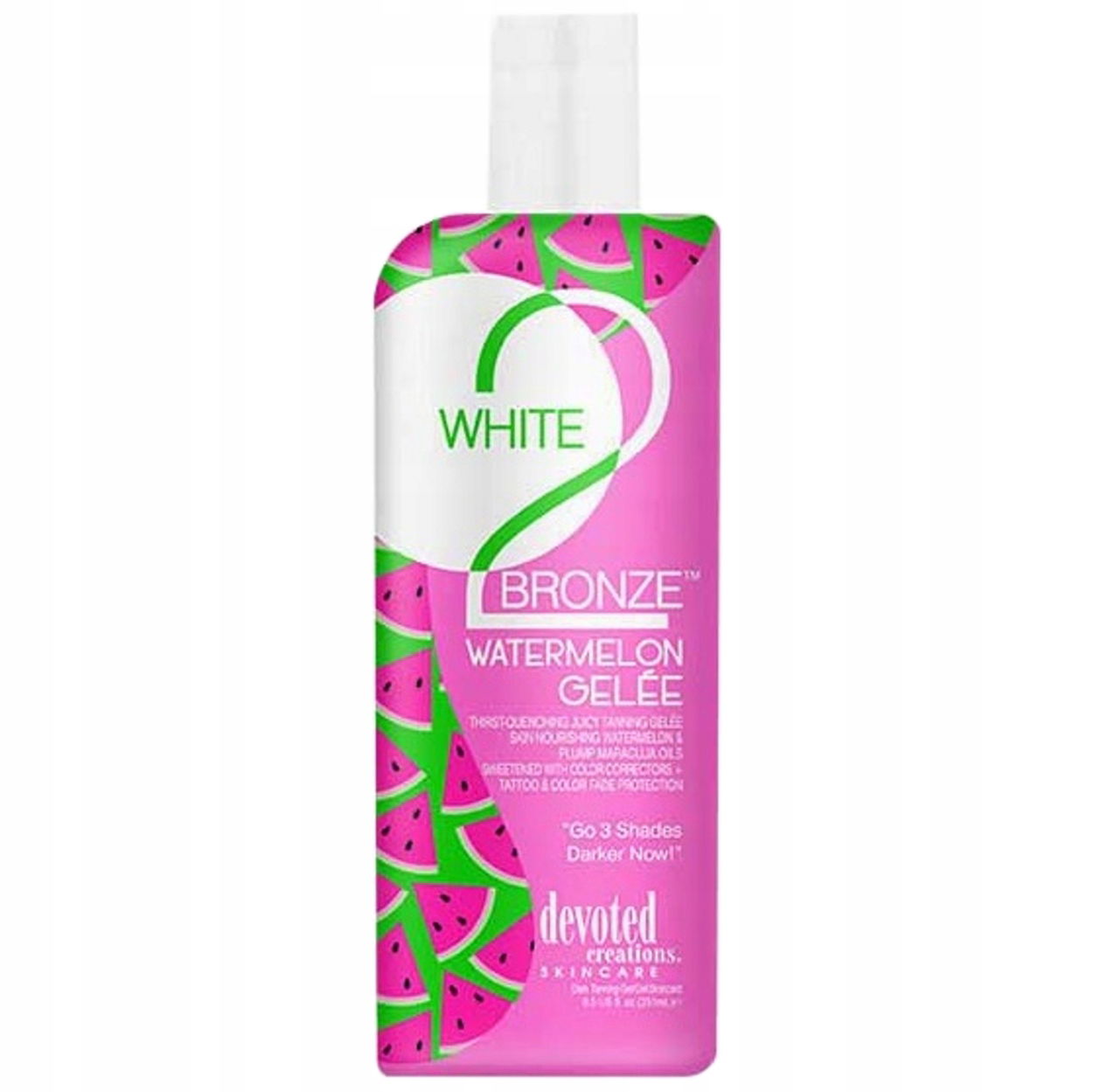Bronzujúca emulzia s extraktom z melónu White 2 Bronze Watermelon Gelee