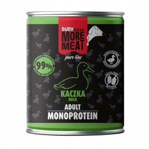 BUBAlicious mono krmivo pre psa 800 g Kačica