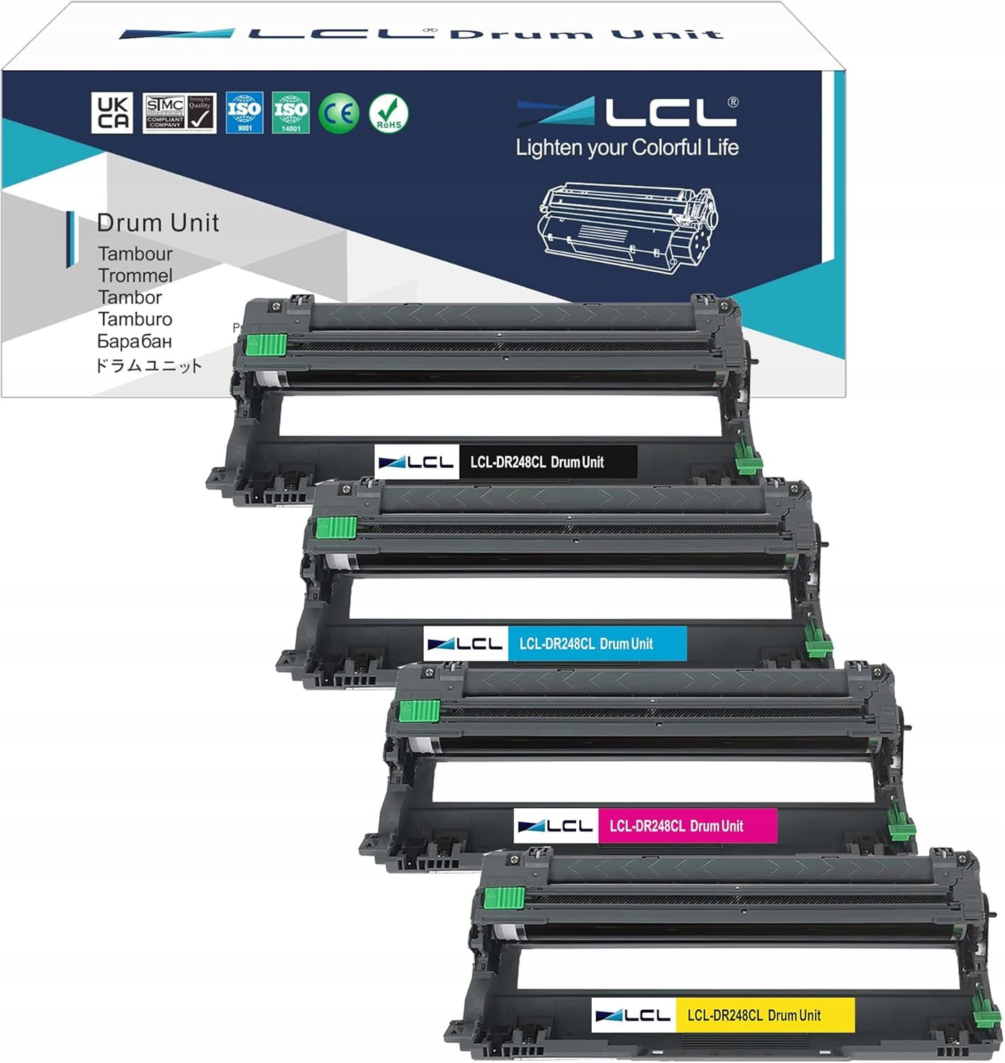 Bubon LCL DR-248CL pre Brother Hl/l/mfc/dcp náhrada sada 4 ks