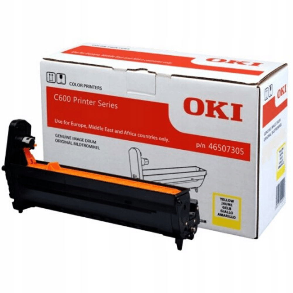 Bubon Oki 46507305 žltý (yellow) pre Oki
