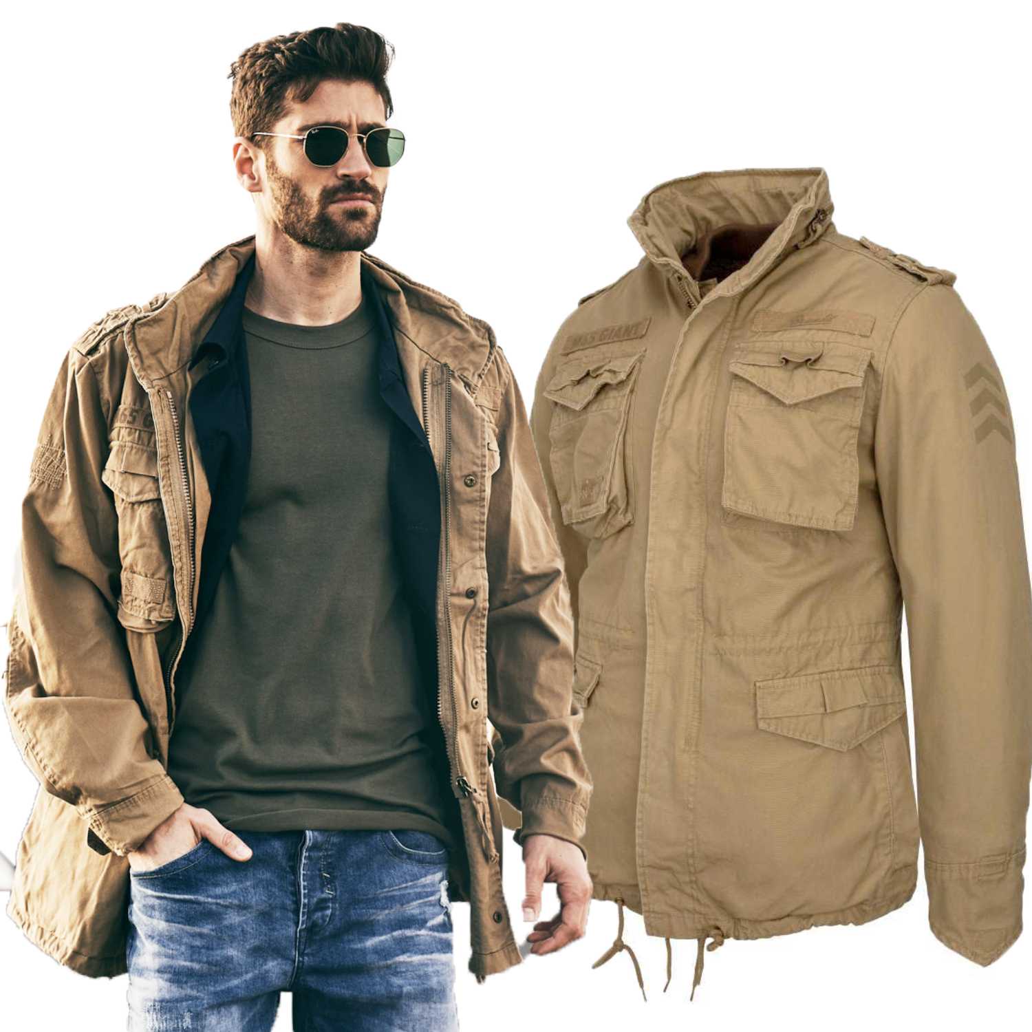 Bunda Brandit M65 Giant Camel Coyote 5XL
