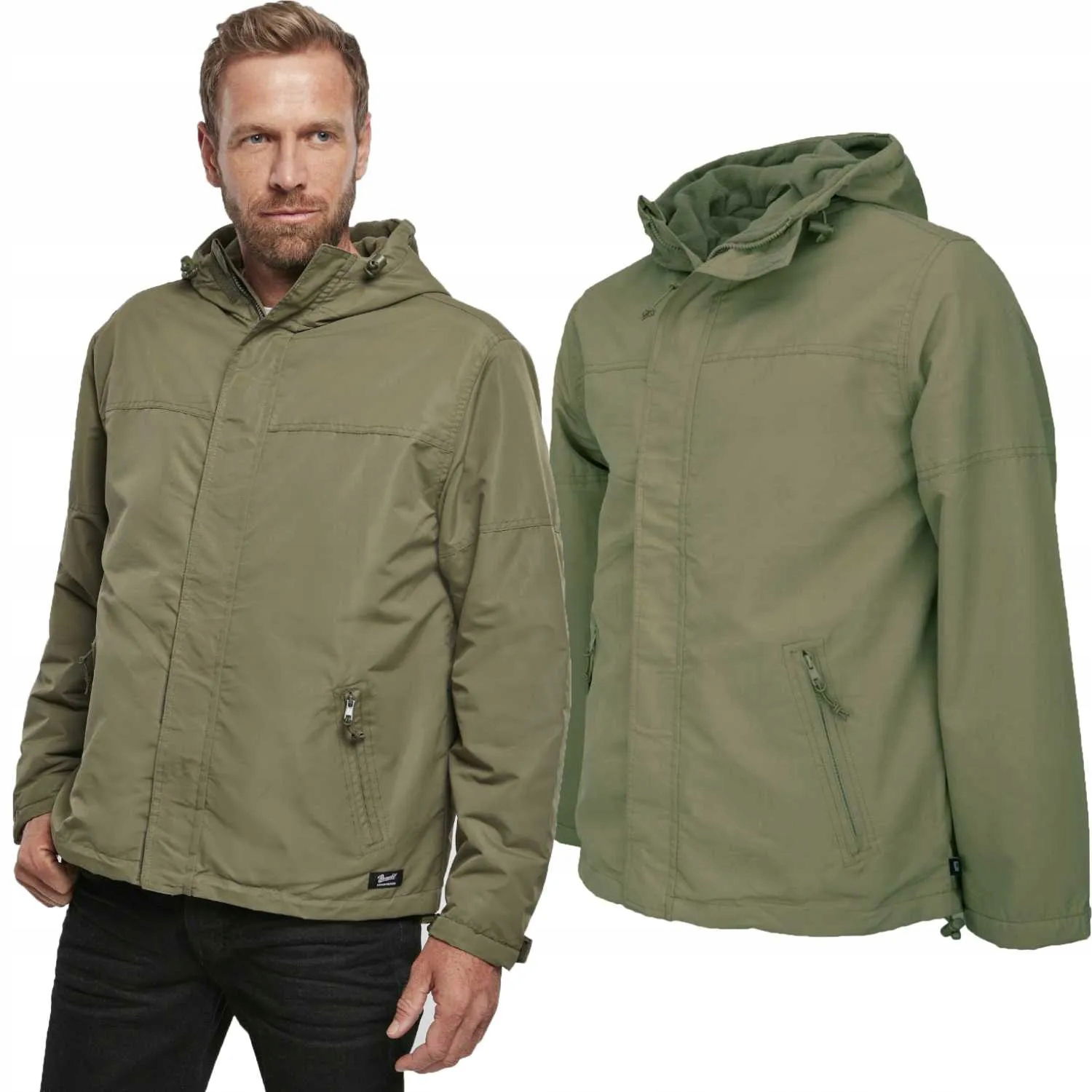 Bunda Brandit Windbreaker Frontzip Olive 7XL [7XL]