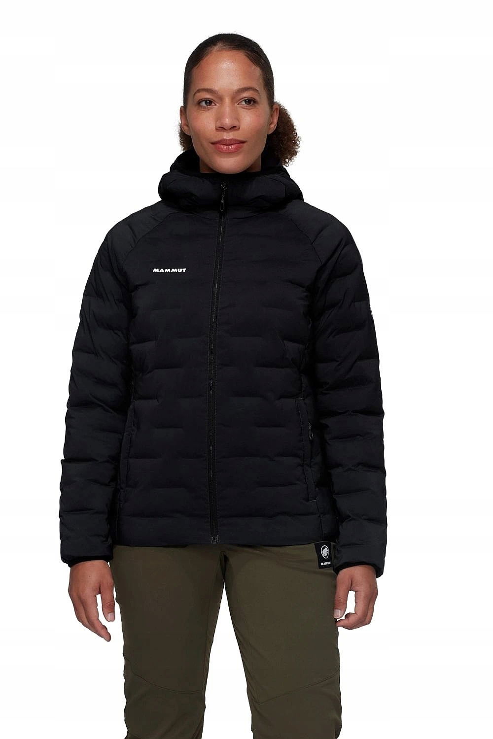 bunda Mammut Sender In Hooded čierna