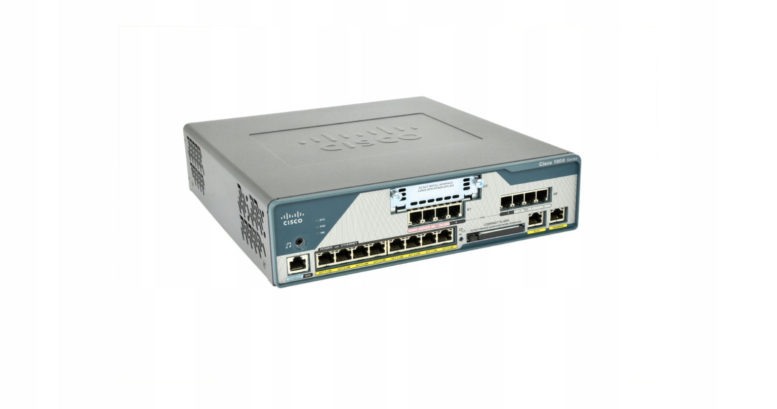 C1861E-SRST-F/K9 Router Cisco 1861E 8-user Srst 4FXS 4FXO 8xPOE Sp Svcs