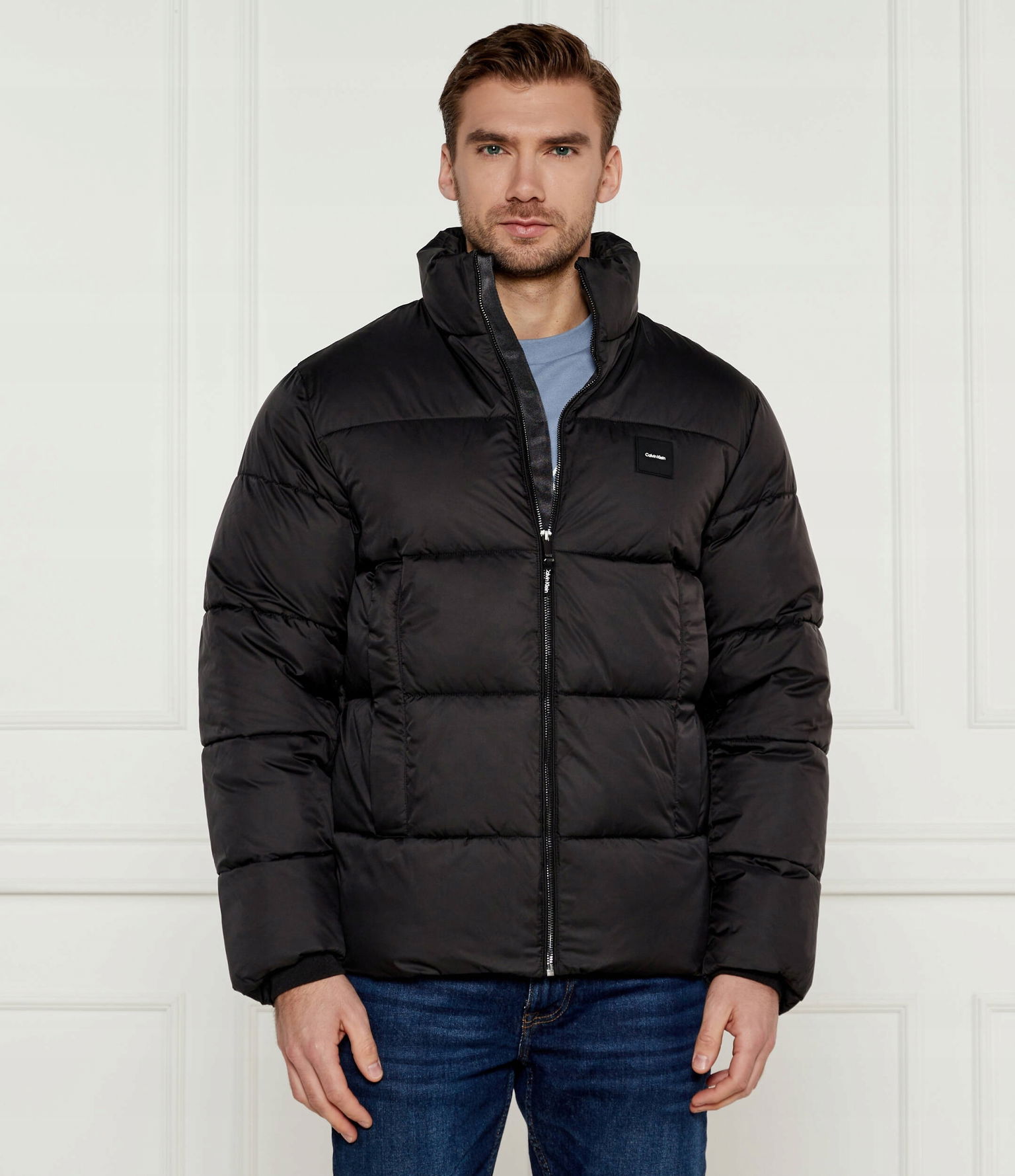 Calvin Klein Nová Páperová Bunda Quilt Puffer K10K113472 Beh R XL
