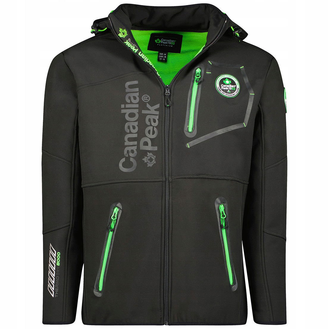 Canadian Peak bunda pánska Tubis Men softshell L čierna