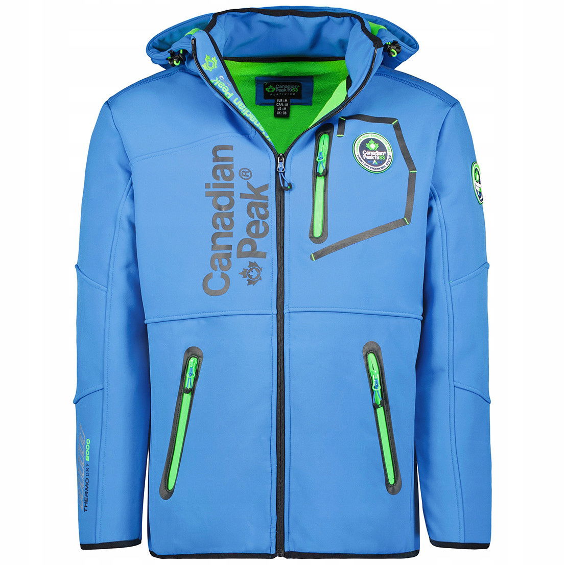 Canadian Peak bunda pánska Tubis Men softshell M modrá
