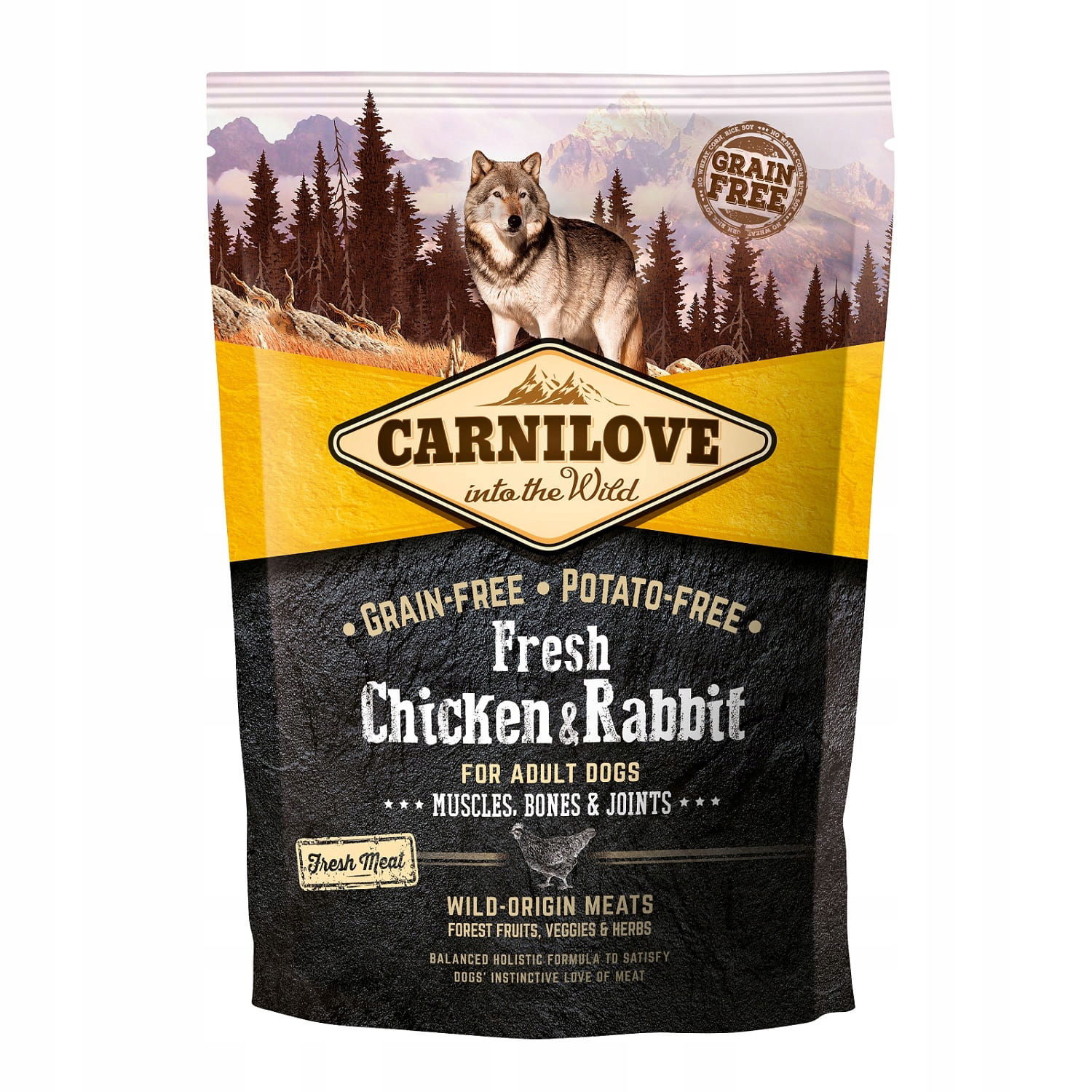 Carnilove Dog Fresh Adult Kuracie Mäso a králik Chicken & Rabbit 1,5 kg