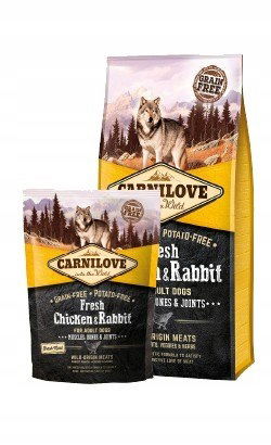 Carnilove Dog Fresh Chicken & Rabbit Adult kuracie mäso a králik 1,5 kg