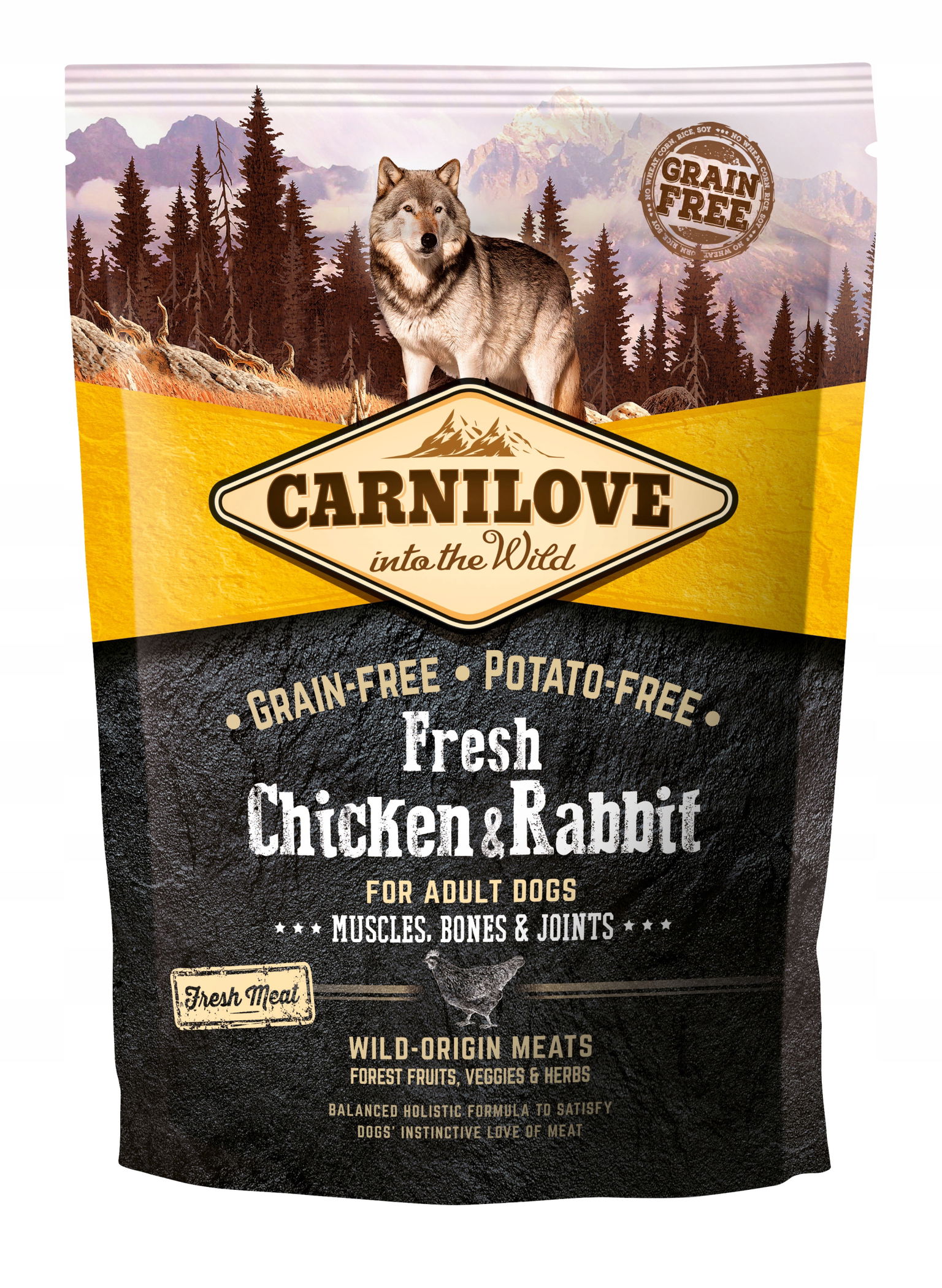 Carnilove Fresh Adult kuracie mäso a králik 1,5 kg