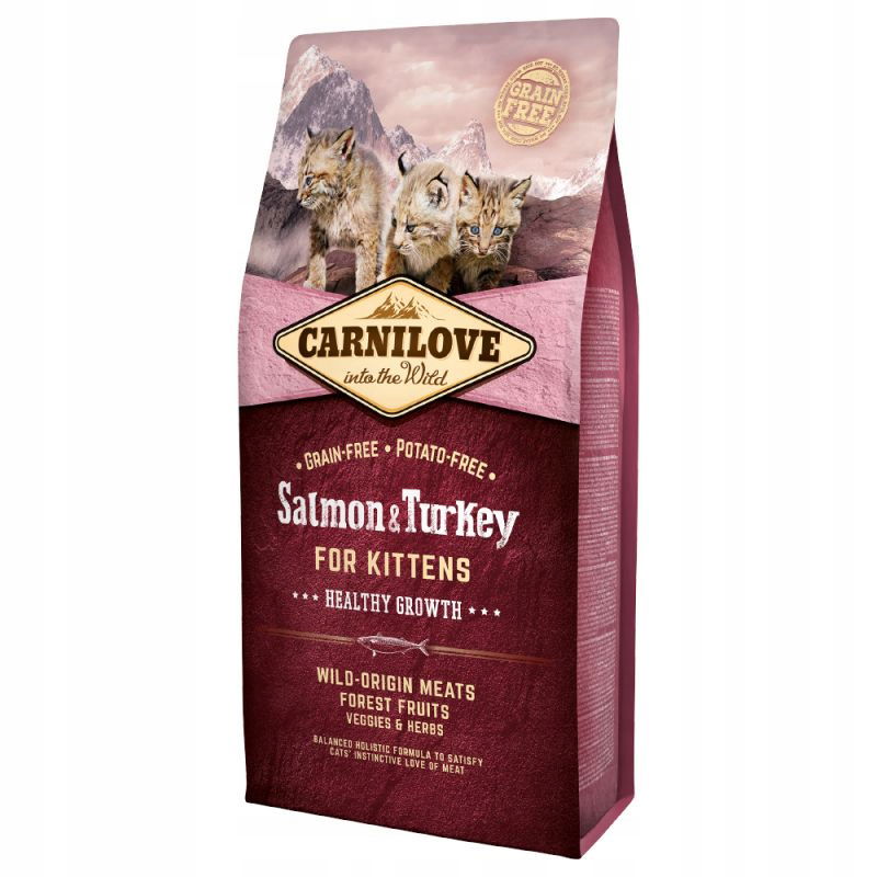 Carnilove Mačka Losos & Turek pre Mačiatka 2kg
