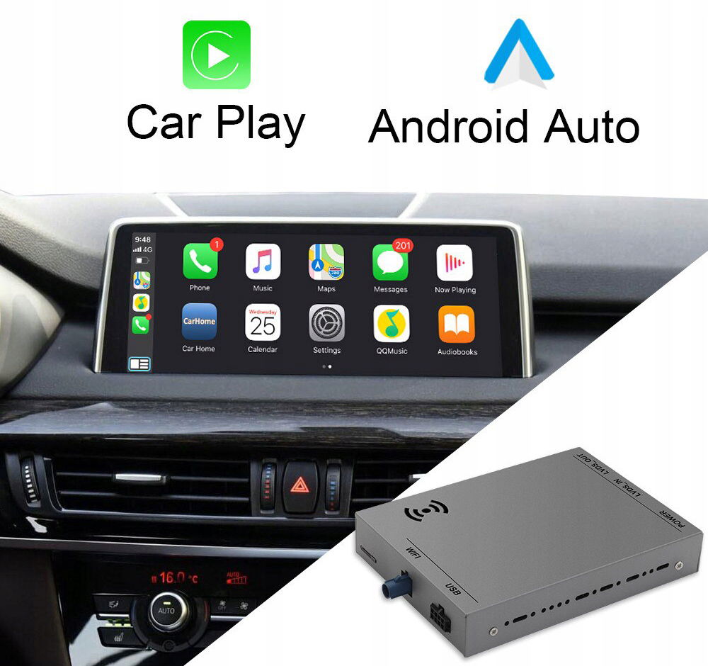 Carplay Android Bmw E60 E90 E84 F10 F25 X5 X6 CIC
