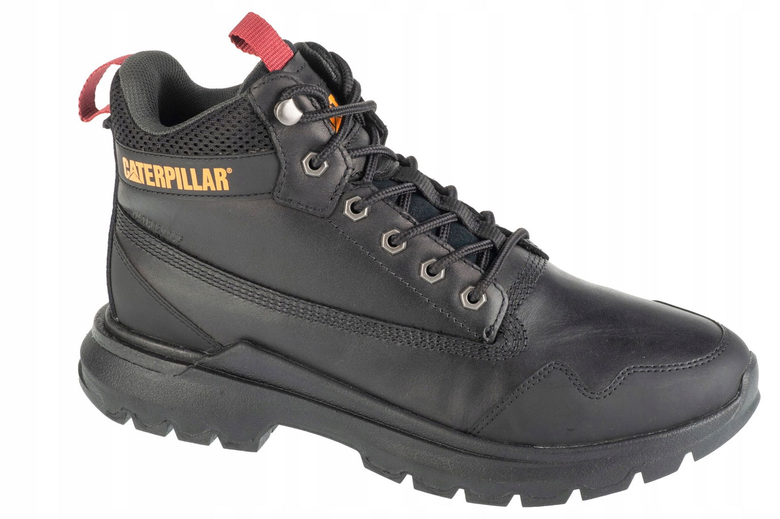 Caterpillar Colorado Sneaker Wp [46] Pánske kožené čižmy, čierne