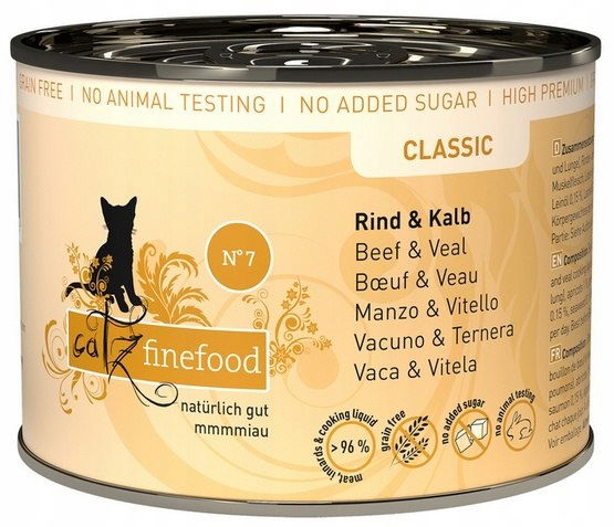 Catz Finefood Classic Hovädzie a teľacie mäso 200 g