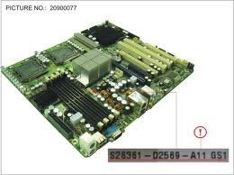 Celsius R550 Doska Fujitsu D2569-A11 2x s771