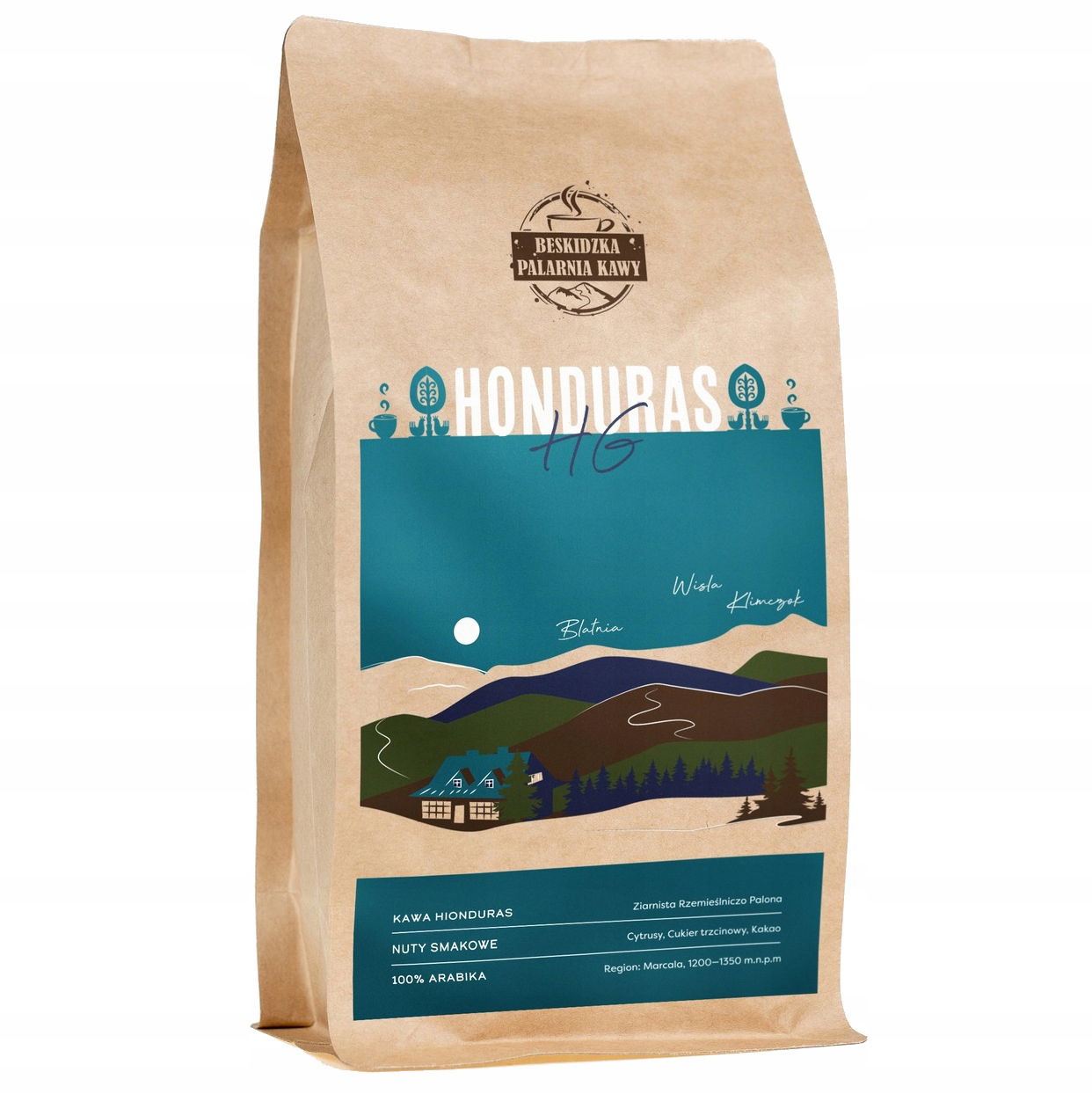 Čerstvo Pražená Mletá Káva Honduras Hg 500g 100 % Arabica Speciality