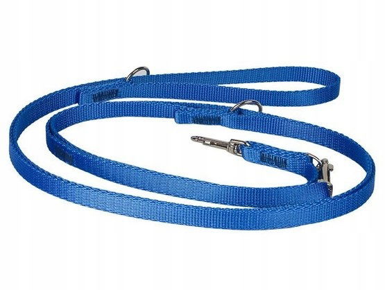 Chaba Vodítko s nastaviteľnou páskou – 25 mm x 130/260 cm, modré
