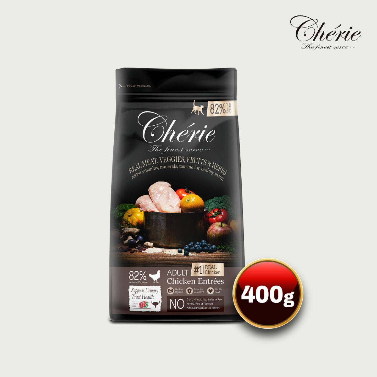 Chérie suché krmivo kuracie mäso 0,4 kg