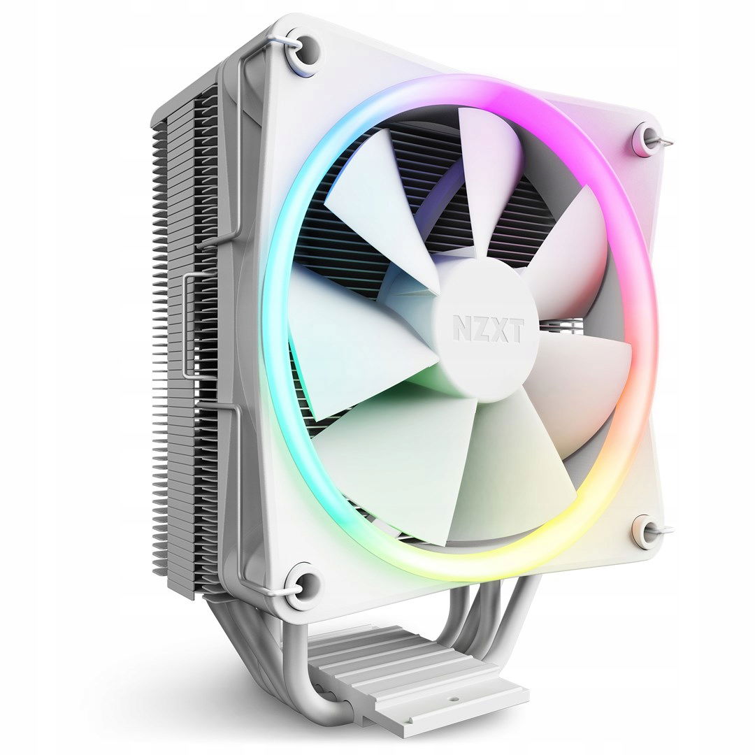 Chladič procesora Nzxt T120 Rgb, 12 cm, biely, 1 ks