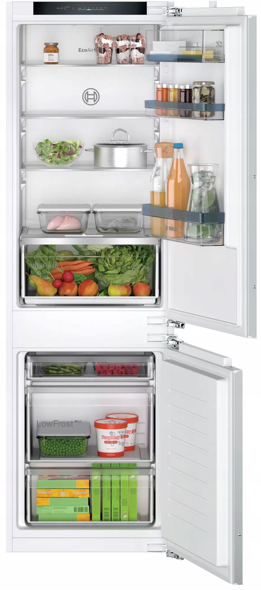 Chladnička Bosch KIV86VFE1 LowFrost Led VitaFresh XXL