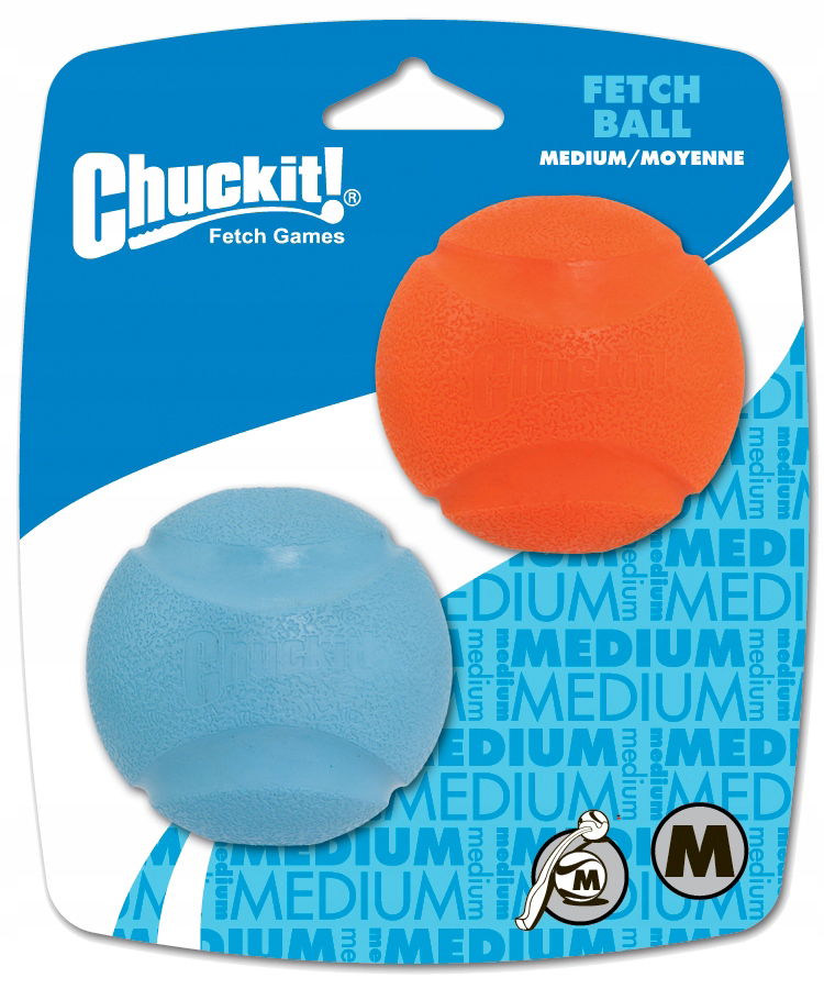 Chuckit Fetch Ball loptičky Medium 6,5 cm 2 ks