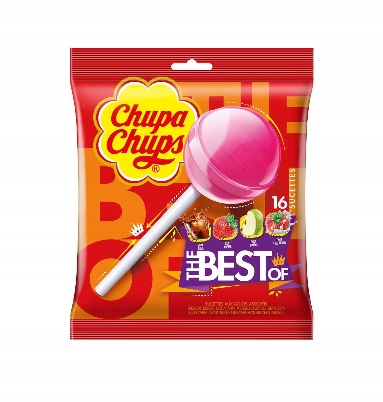 Chupa Chups Lízanky The Best Of 10 ks