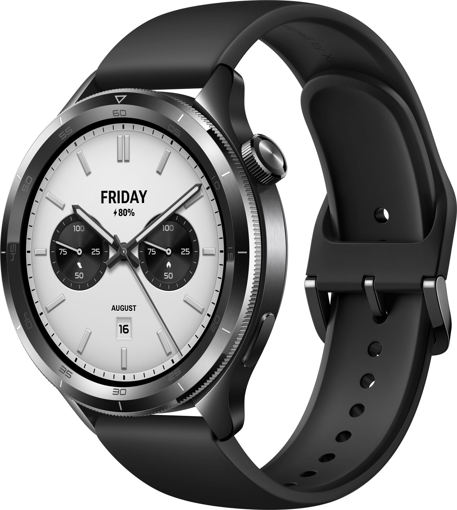 Chytré hodinky Xiaomi Watch S4, čierne