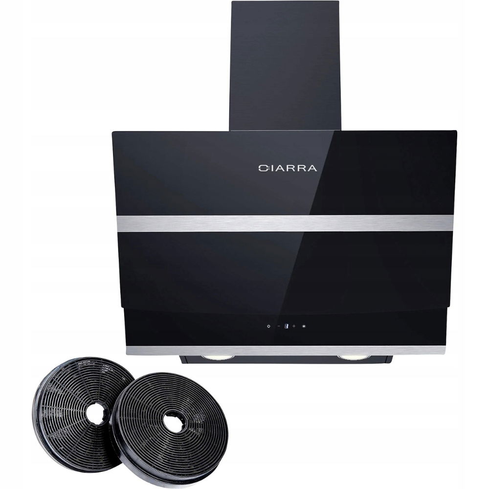 Ciarra CBCB6736N Odsávač pár 60 cm, čierny, WiFi, 650 m³/h, A+++