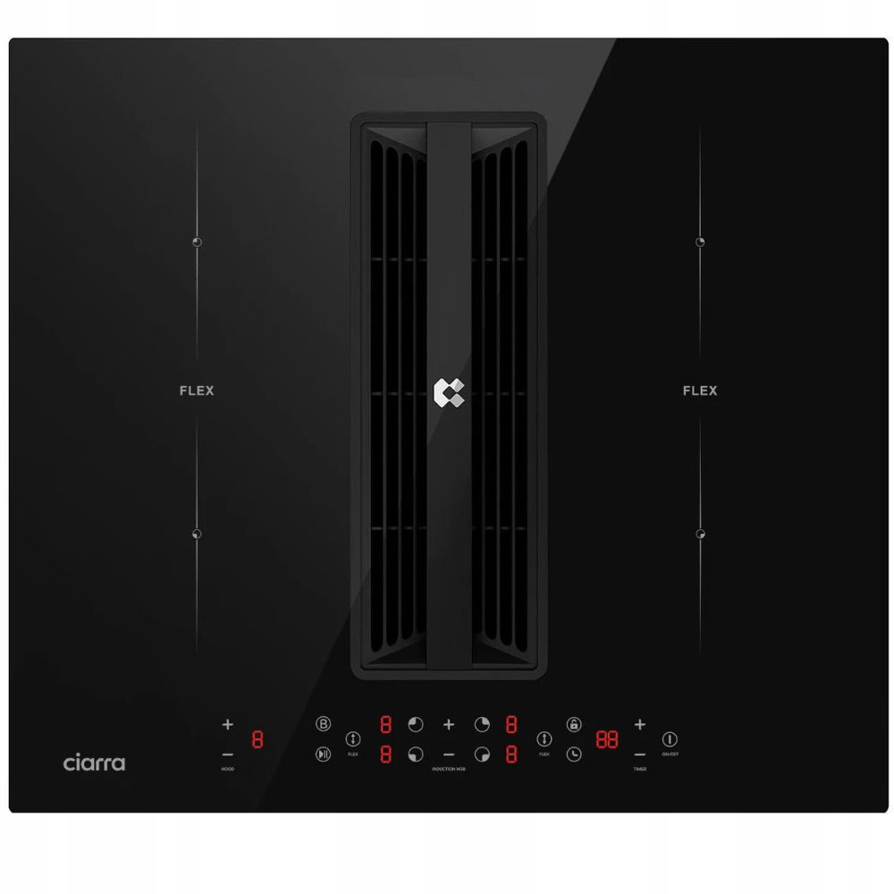 Ciarra One 59 cm indukčná varná doska s čistiacim systémom CBBEH594BBFF