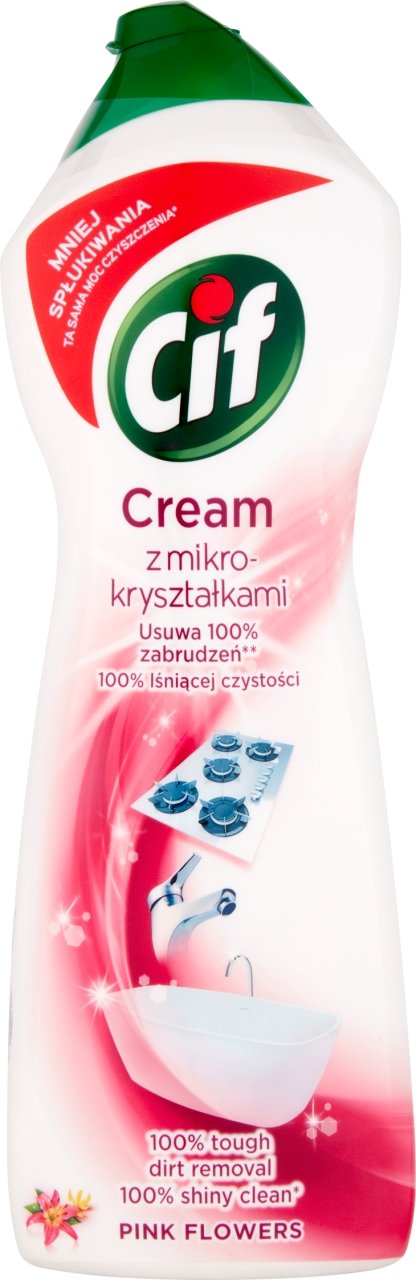 Cif 780 ml Pink Flowers Čistiace mlieko