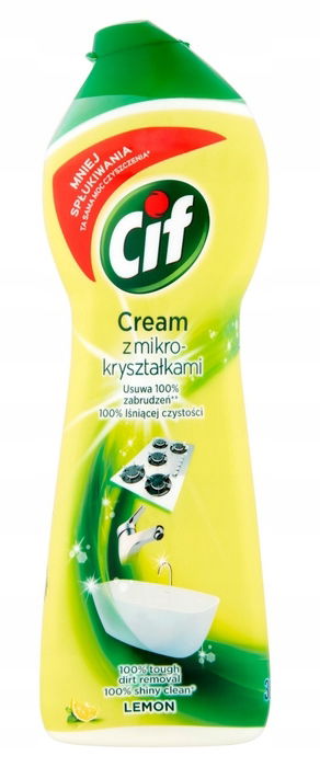 Cif Mlieko na čistenie Lemon Cream Žlté 300 g Na upratovanie