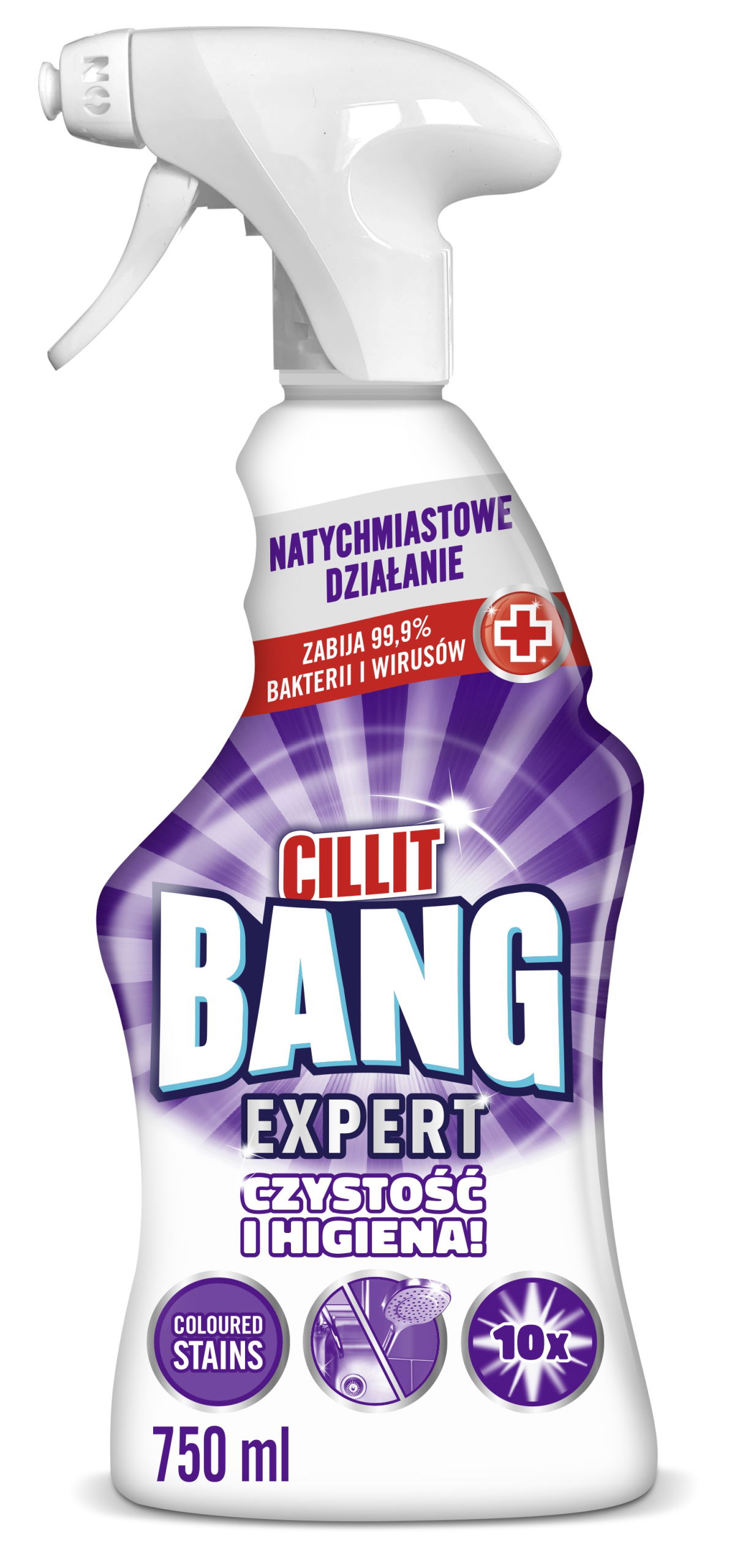 Cillit Bang Expert Čistota A Hygiena sprej na čistenie Wc 1 l