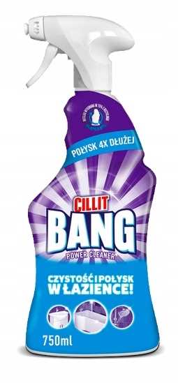 Cillit Bang Power Cleaner Čistota a lesk v kúpeľni 750 ml Sprej