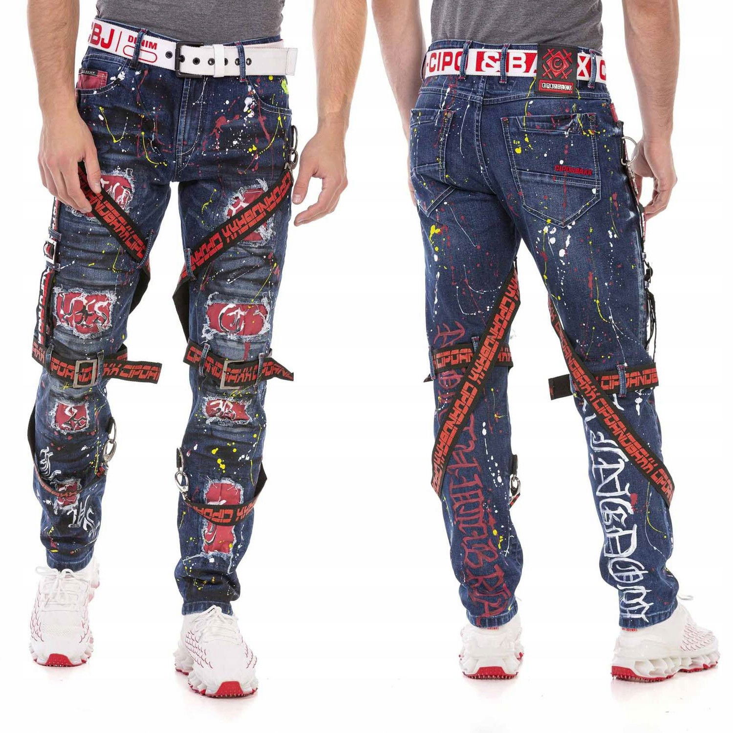 Cipo Baxx nohavice pánske CD716 L:32 33 jeans