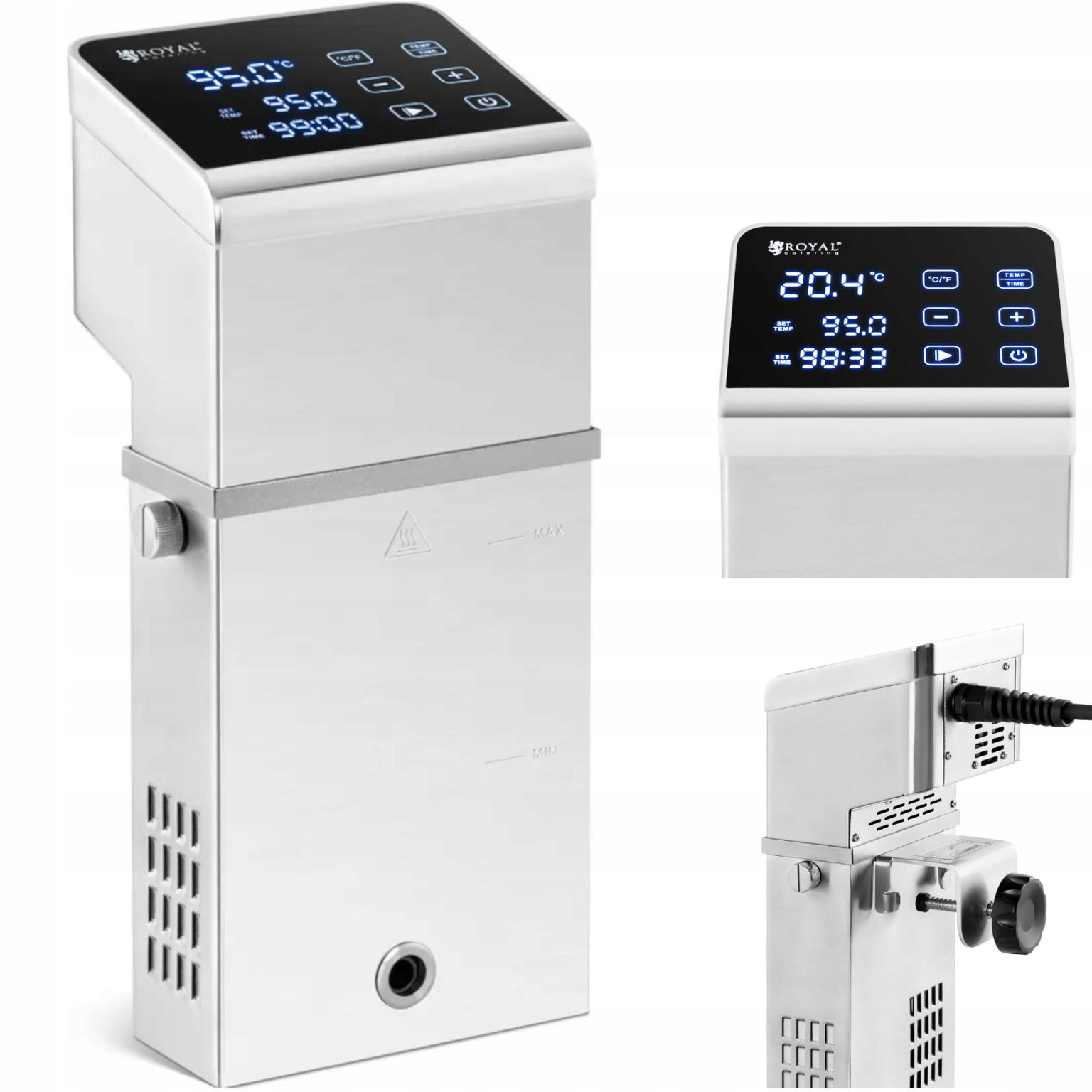 Cirkulátor na varenie sous-vide 80 l 2300 W