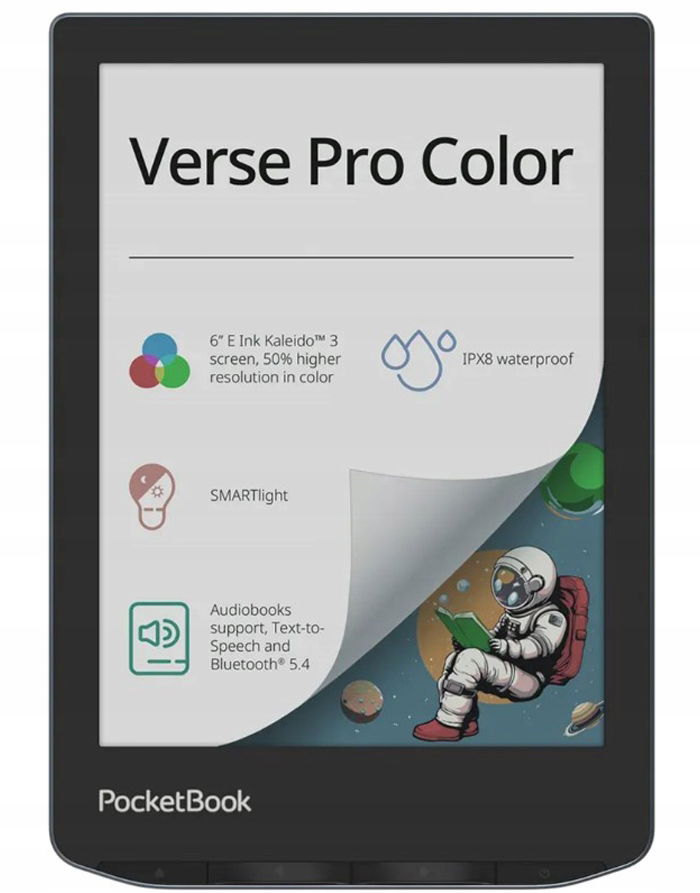 Čítačka Ebook Tablet PocketBook Verse Pro Color 16 Gb 6 palcov čierna