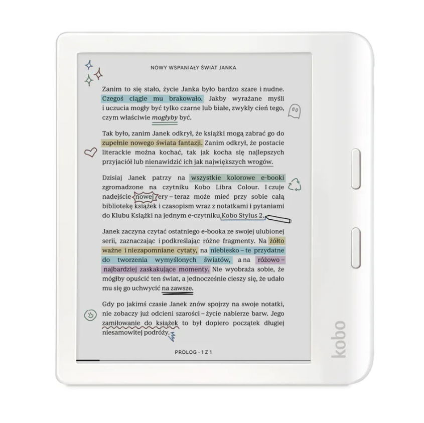 Čítačka Kobo Libra Colour 32 Gb 7" biela