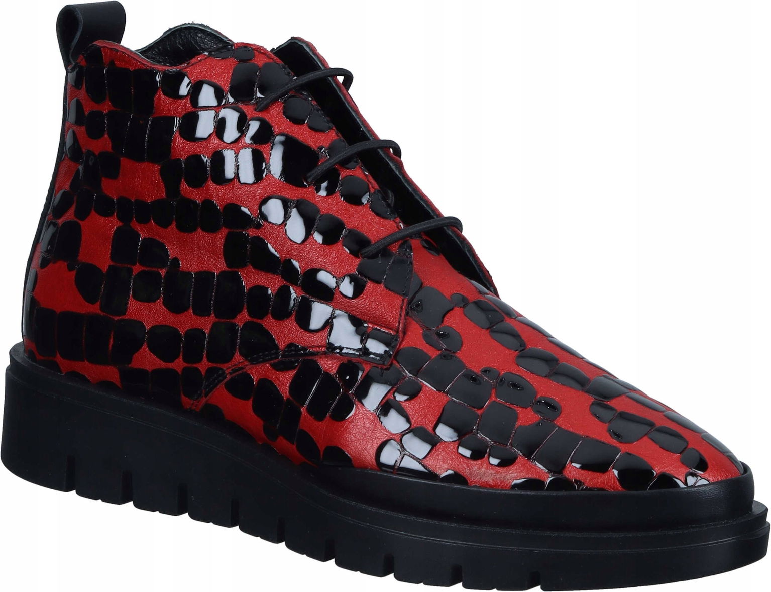 Čižmy Manitu 990517-04 Red Dámske Topánky