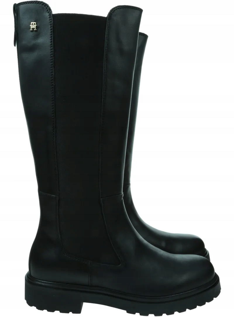 Čižmy Tommy Hilfiger Th Cleated Long Boot FW0FW08985 Bds 39