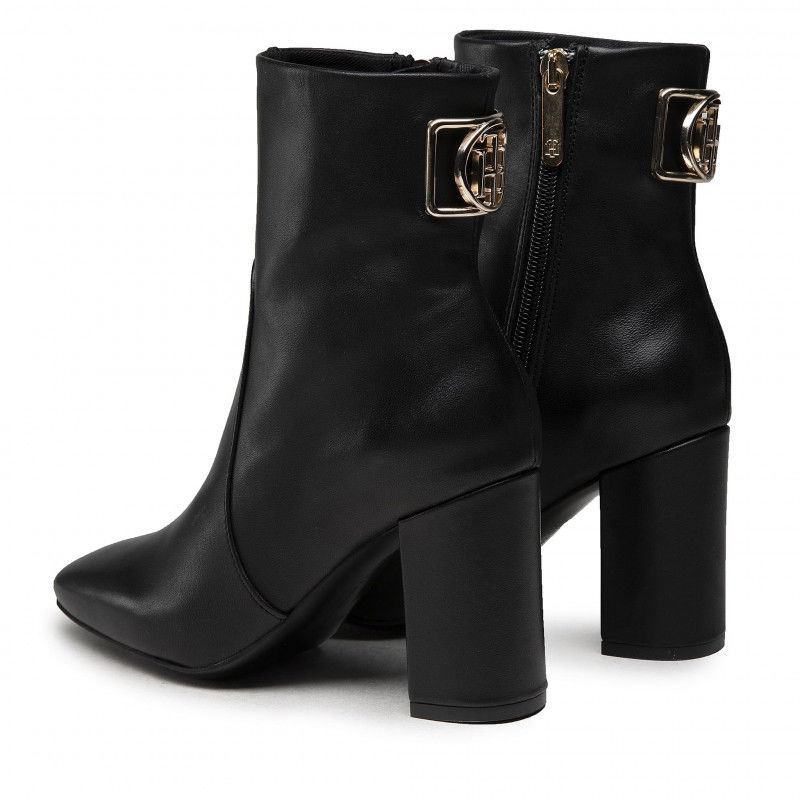 Členkové čižmy Tommy Hilfiger Hardware High Heel Bootie 40