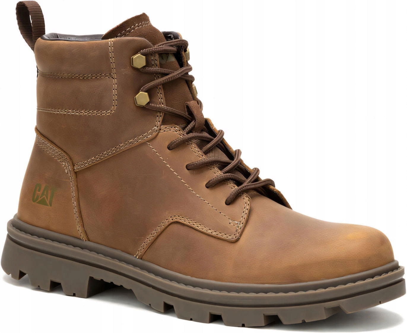 Členkové topánky Cat Caterpillar Practitioner Dark Beige P725844