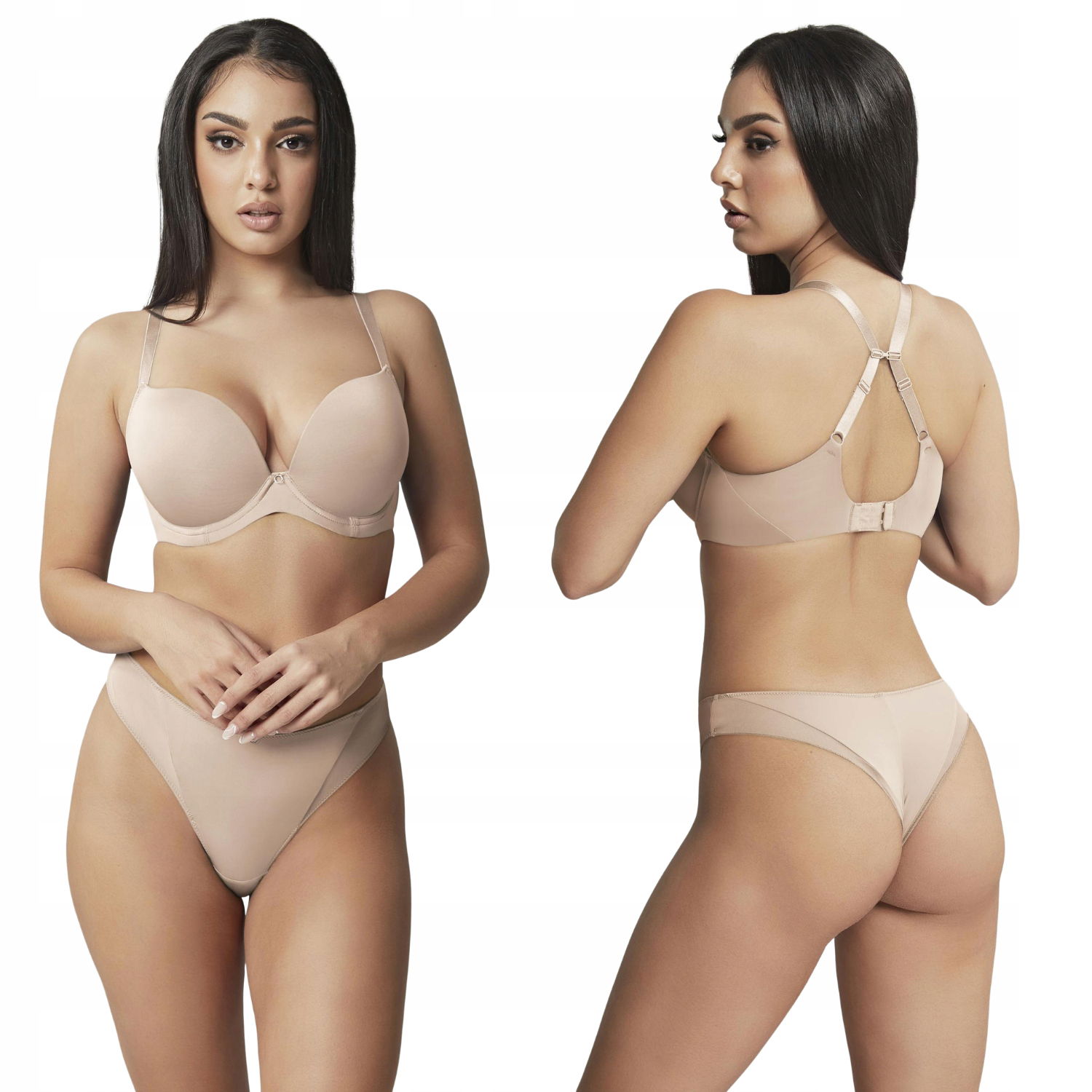 Cleo by Panache Faith vystužená podprsenka plunge hladká 65D UK30D